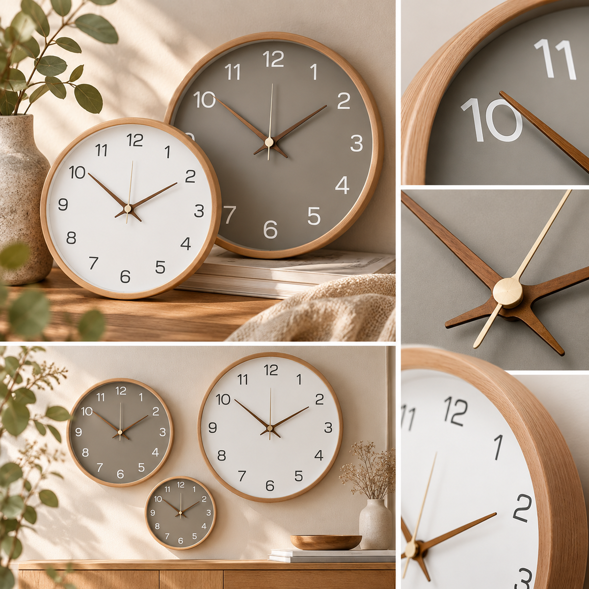 Wanduhr Mit Großem Ziffernblatt Klaren Ziffern