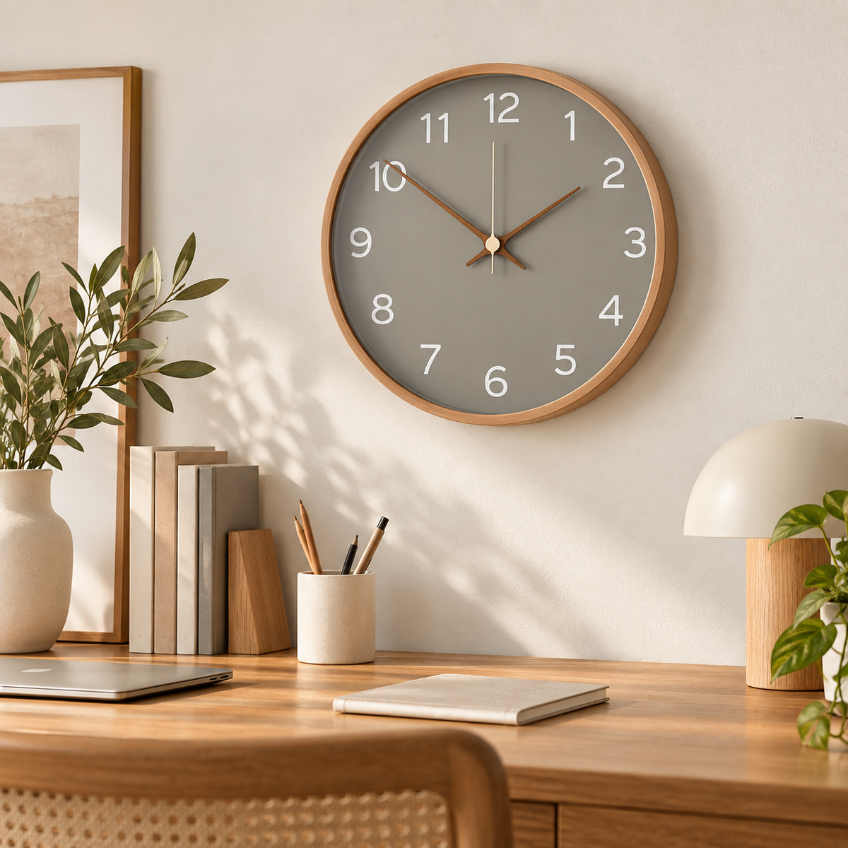 Wanduhr Mit Großem Ziffernblatt Klaren Ziffern