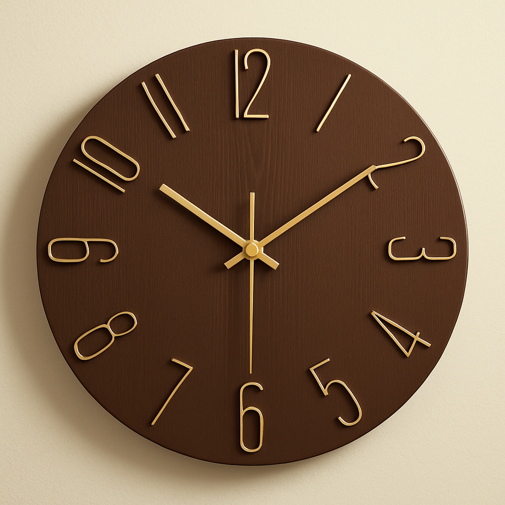 Wanduhr Modern Kunststoff Minimalistisches Design