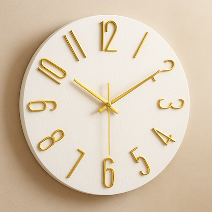 Wanduhr Modern Kunststoff Minimalistisches Design