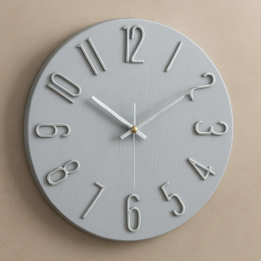 Wanduhr Modern Kunststoff Minimalistisches Design