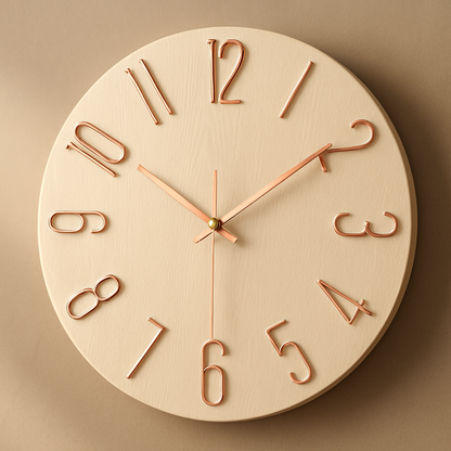 Wanduhr Modern Kunststoff Minimalistisches Design