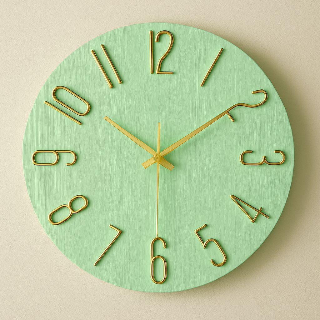 Wanduhr Modern Kunststoff Minimalistisches Design