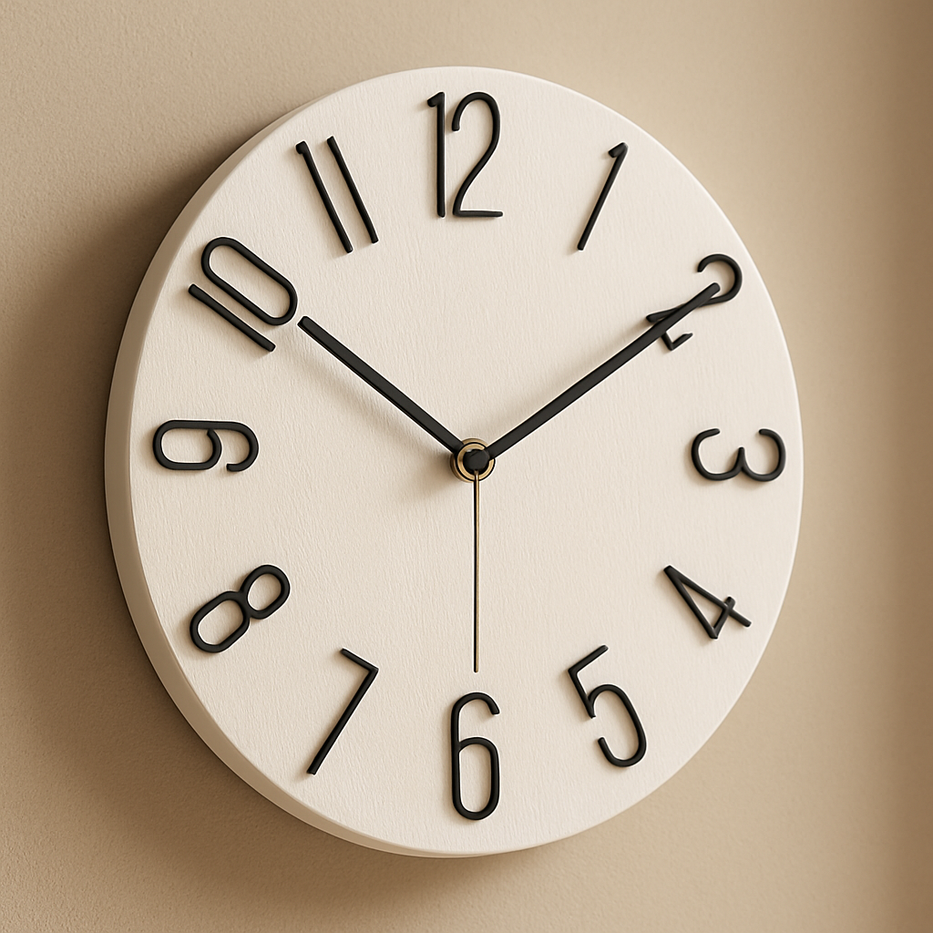 Orologio da Parete Design Moderno Orologio al Quarzo Rotondo