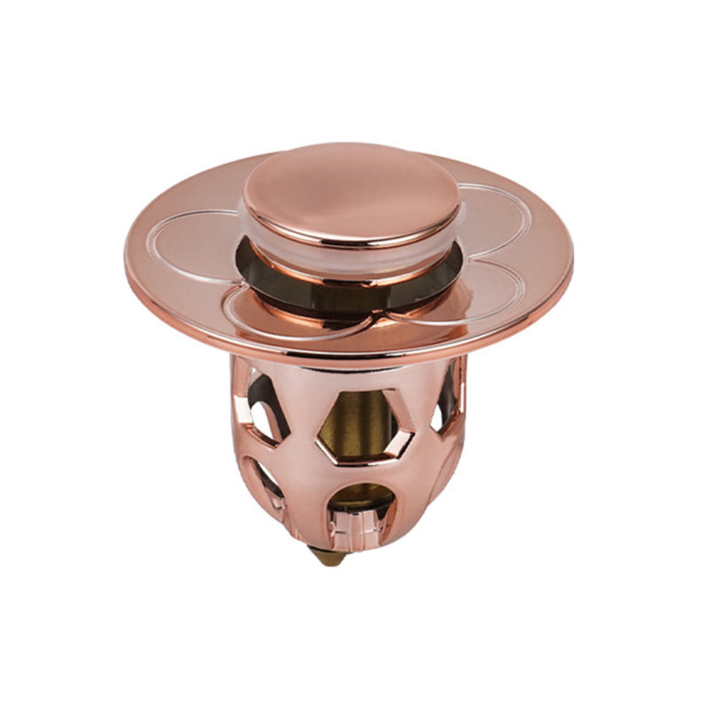 Bouchon de Lavabo Universel Acier Inoxydable Fermeture à Cliquet