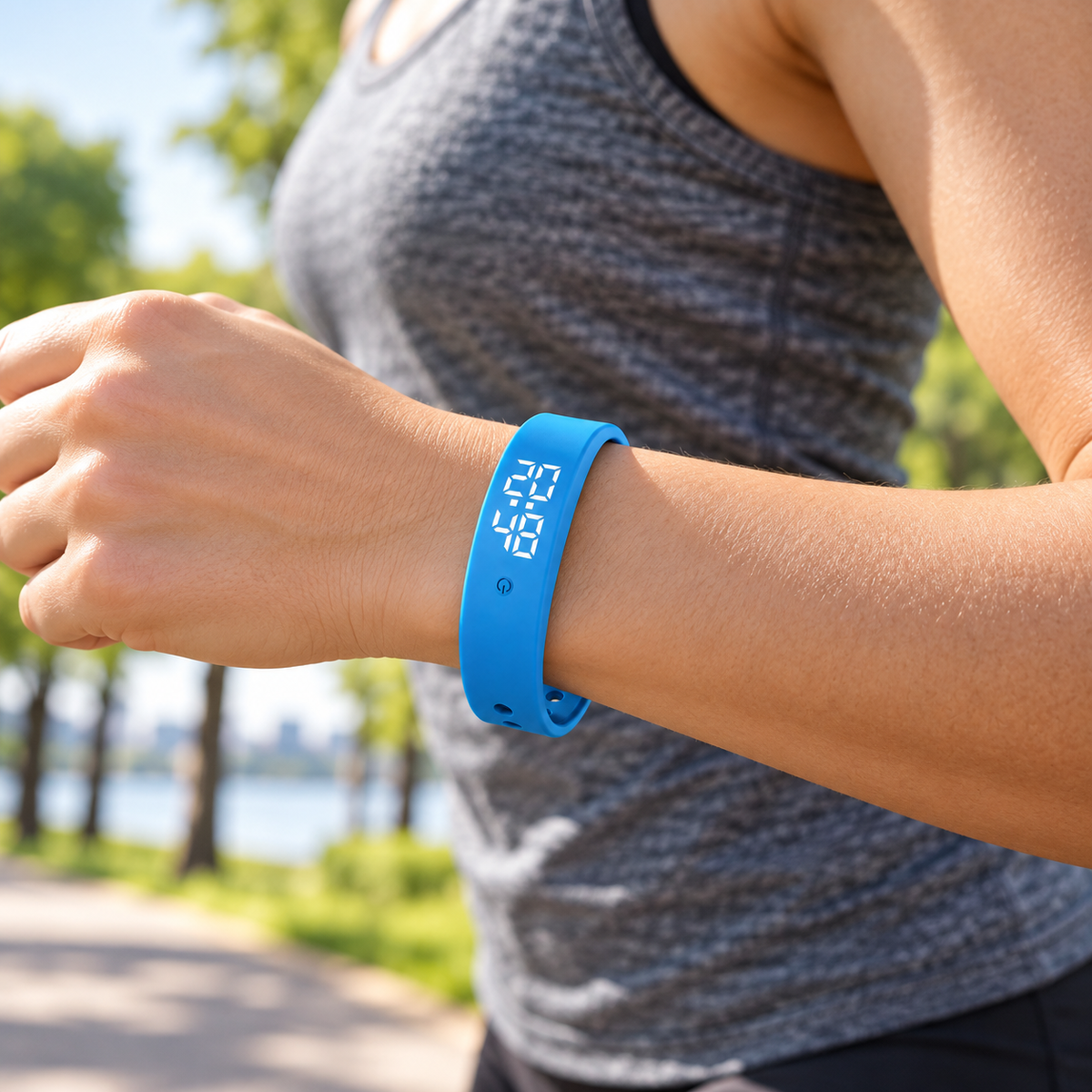 Wasserdichte Smartwatch Für Sport Digitale Vibrationsalarm