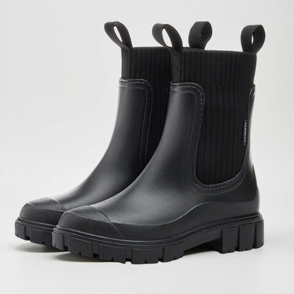 Bottes Chelsea étanches femme hauteur cheville antidérapantes