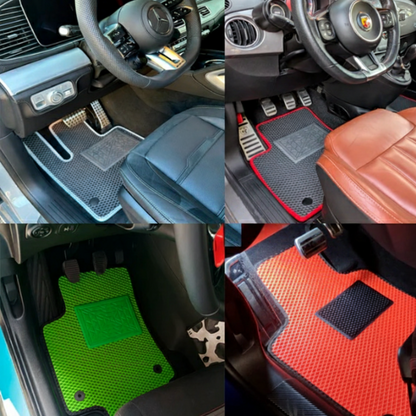Wasserdichte Gummi Auto Fußmatten Rutschfest Leicht Pflegeleicht