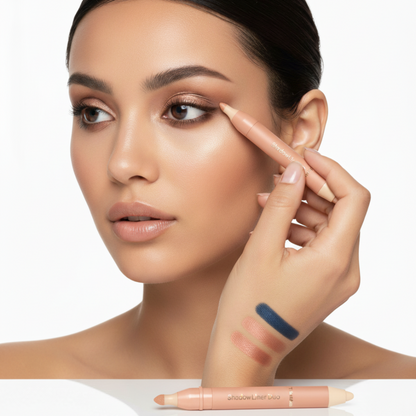 Wasserfester Lidschatten und Eyeliner Stift Langhaftend Einfach Aufzutragen