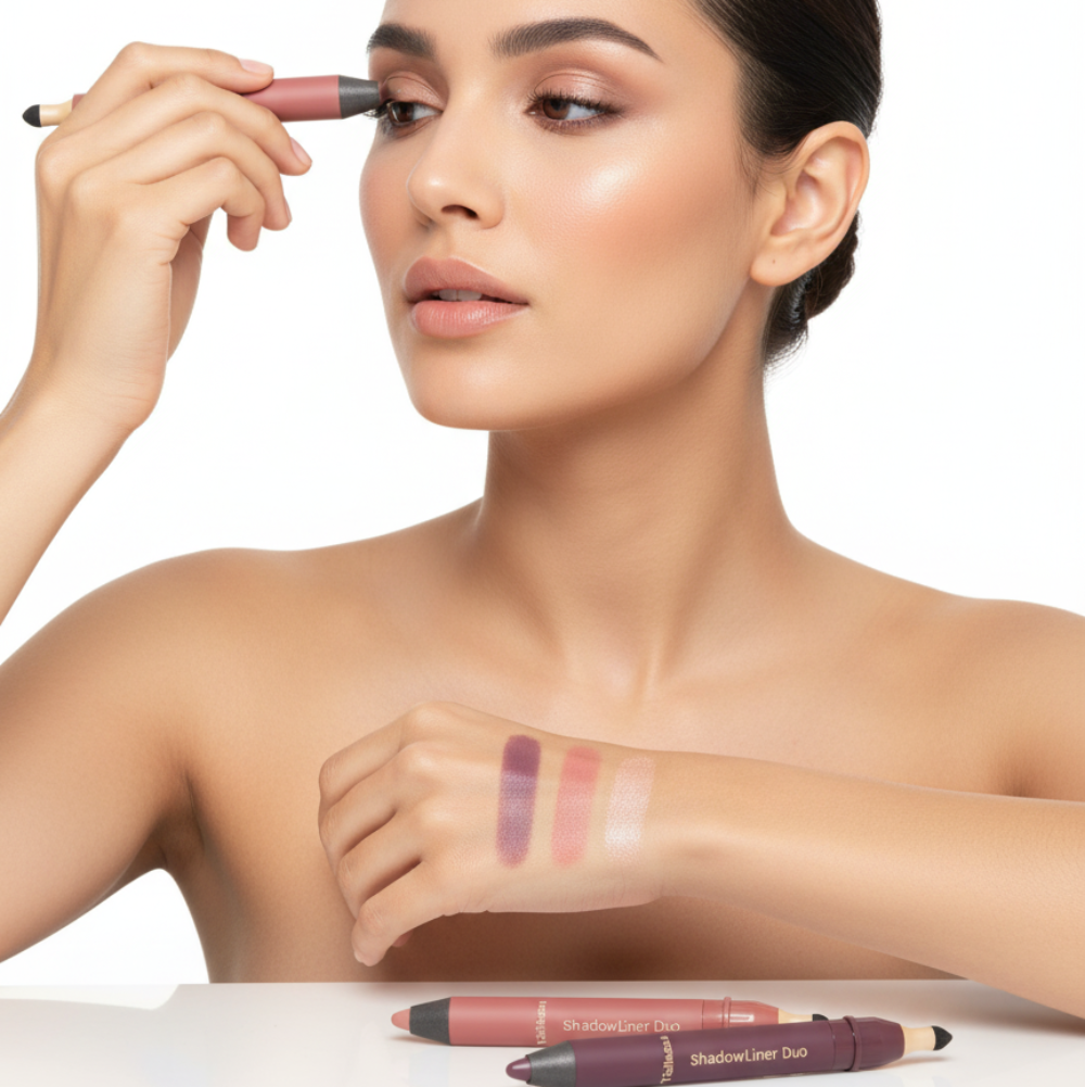 Wasserfester Lidschatten und Eyeliner Stift Langhaftend Einfach Aufzutragen