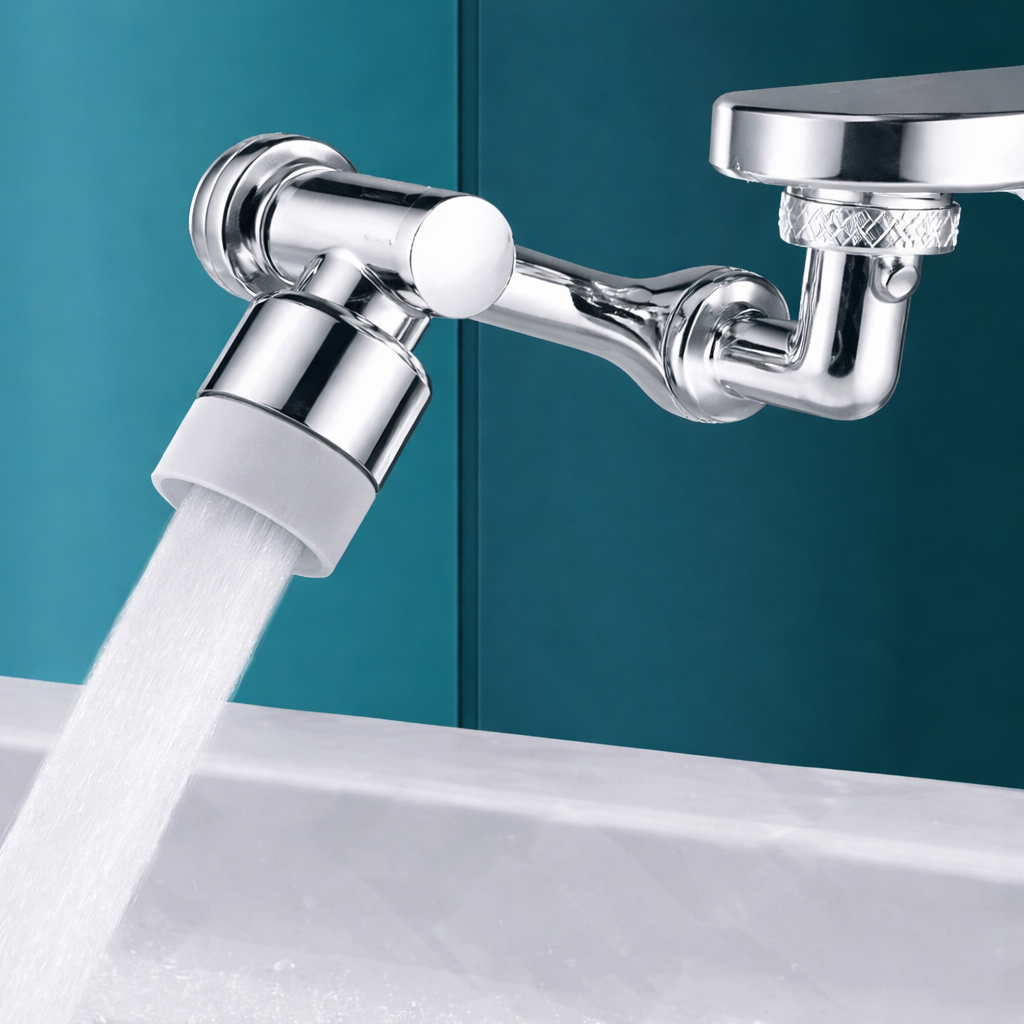 Embout de robinet pivotant Anti-éclaboussures Filtre 1080 degrés