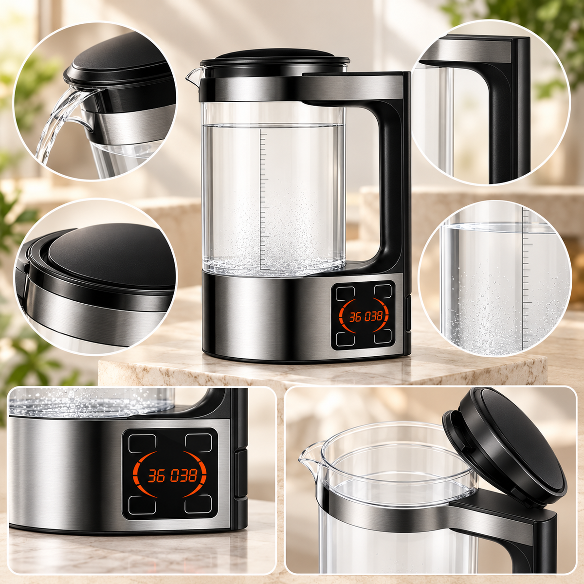 Wasserstoff Wasserkrug Mit Heizfunktion Heizkrug Zuhause