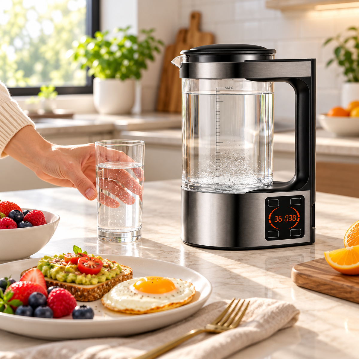 Wasserstoff Wasserkrug Mit Heizfunktion Heizkrug Zuhause