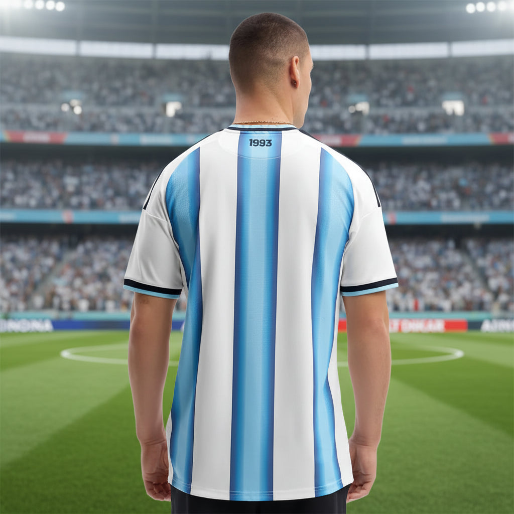 Argentinien Weltmeisterschaft Trikot 2026 Herren Kurzarm Fußball