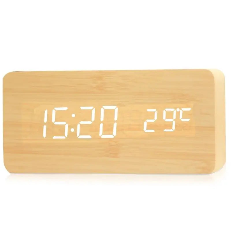 Digital LED Alarm Clock Temperature Alarm Function