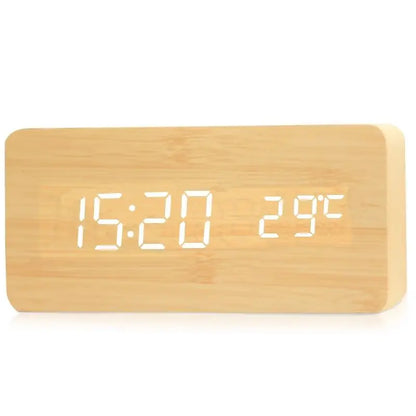 Digital LED Alarm Clock Temperature Alarm Function
