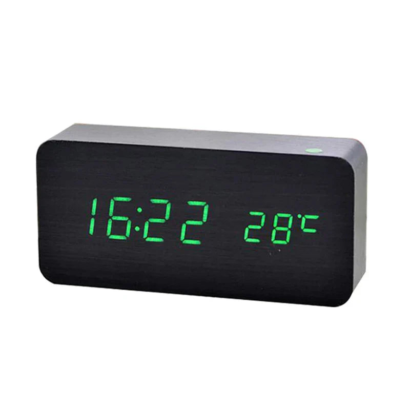 Digital LED Alarm Clock Temperature Alarm Function