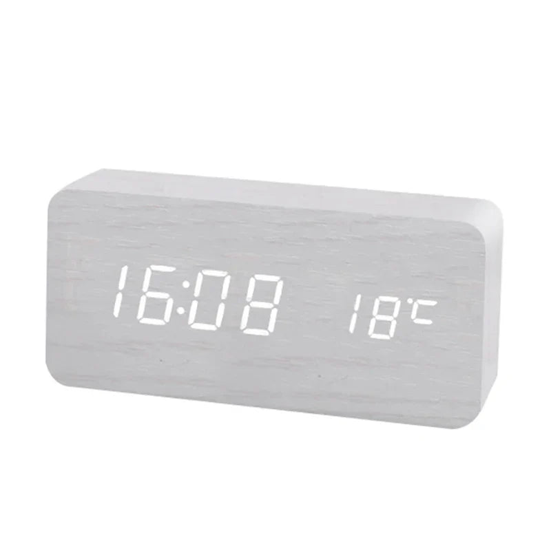 Digital LED Alarm Clock Temperature Alarm Function