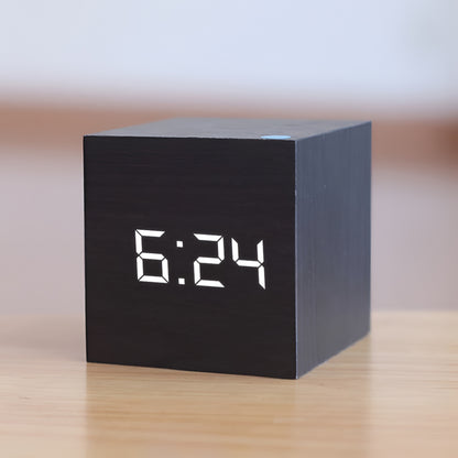Sveglia digitale con display LED, temperatura, orologio da tavolo