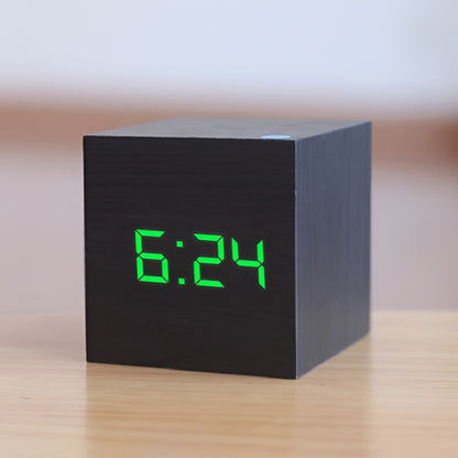 Sveglia digitale con display LED, temperatura, orologio da tavolo