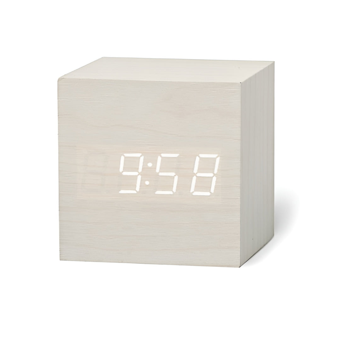 Sveglia digitale con display LED, temperatura, orologio da tavolo