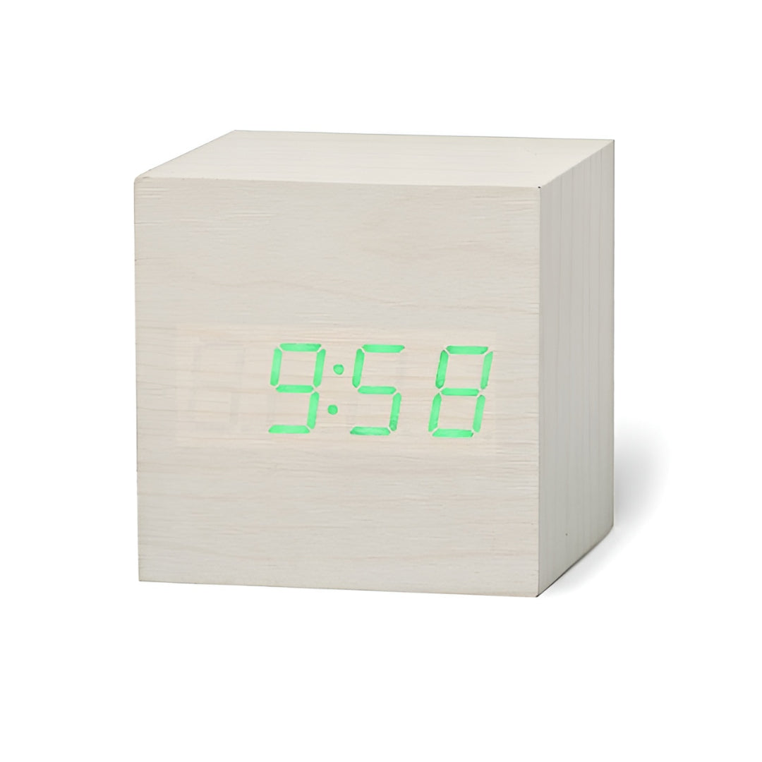 Sveglia digitale con display LED, temperatura, orologio da tavolo