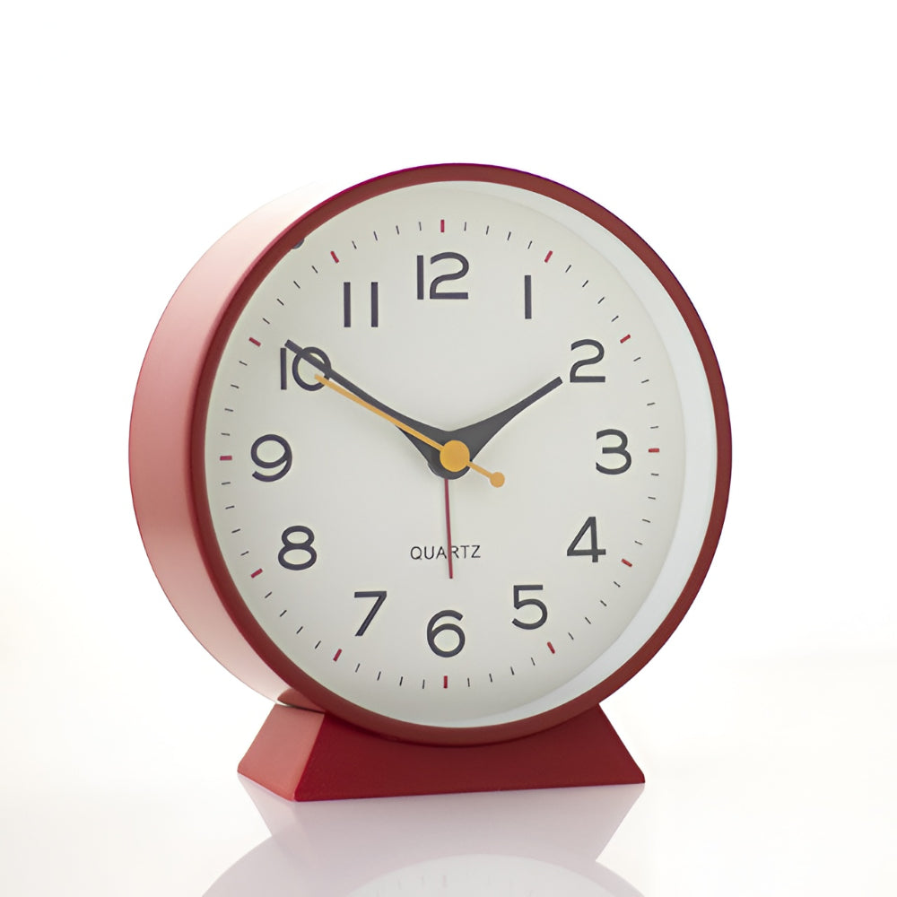 Wecker Tischuhr Retro Analog Leise Nachtlicht