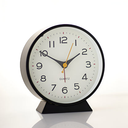 Wecker Tischuhr Retro Analog Leise Nachtlicht