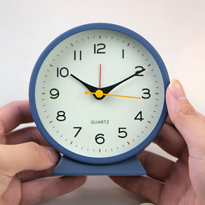 Wecker Tischuhr Retro Analog Leise Nachtlicht
