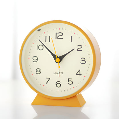 Wecker Tischuhr Retro Analog Leise Nachtlicht