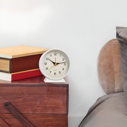 Wecker Tischuhr Retro Analog Leise Nachtlicht