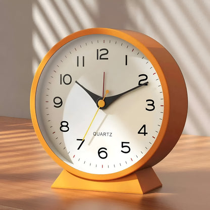 Wecker Tischuhr Retro Analog Leise Nachtlicht