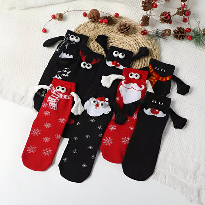 Weihnachten Socken Kuschelig Warm Lustiges Design Geschenkidee Paar