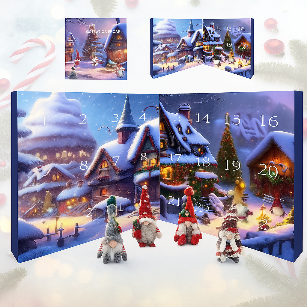 Weihnachten Adventskalender Kinder Elfen Überraschungsspielzeug Box