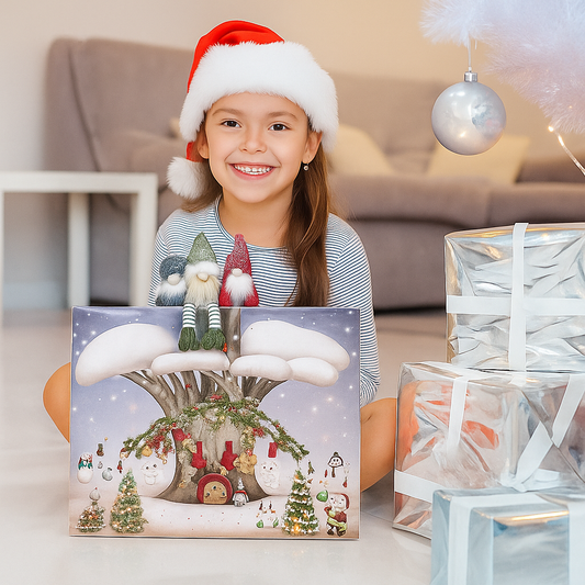 Weihnachten Adventskalender Kinder Elfen Überraschungsspielzeug Box
