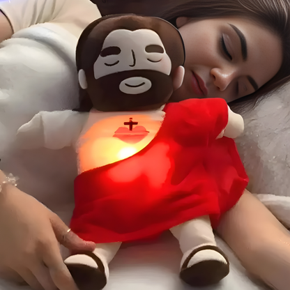 Christmas Plush Figure Breathing Sleep Aid Light