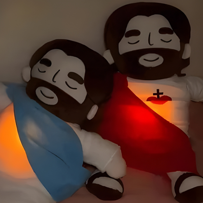 Christmas Plush Figure Breathing Sleep Aid Light