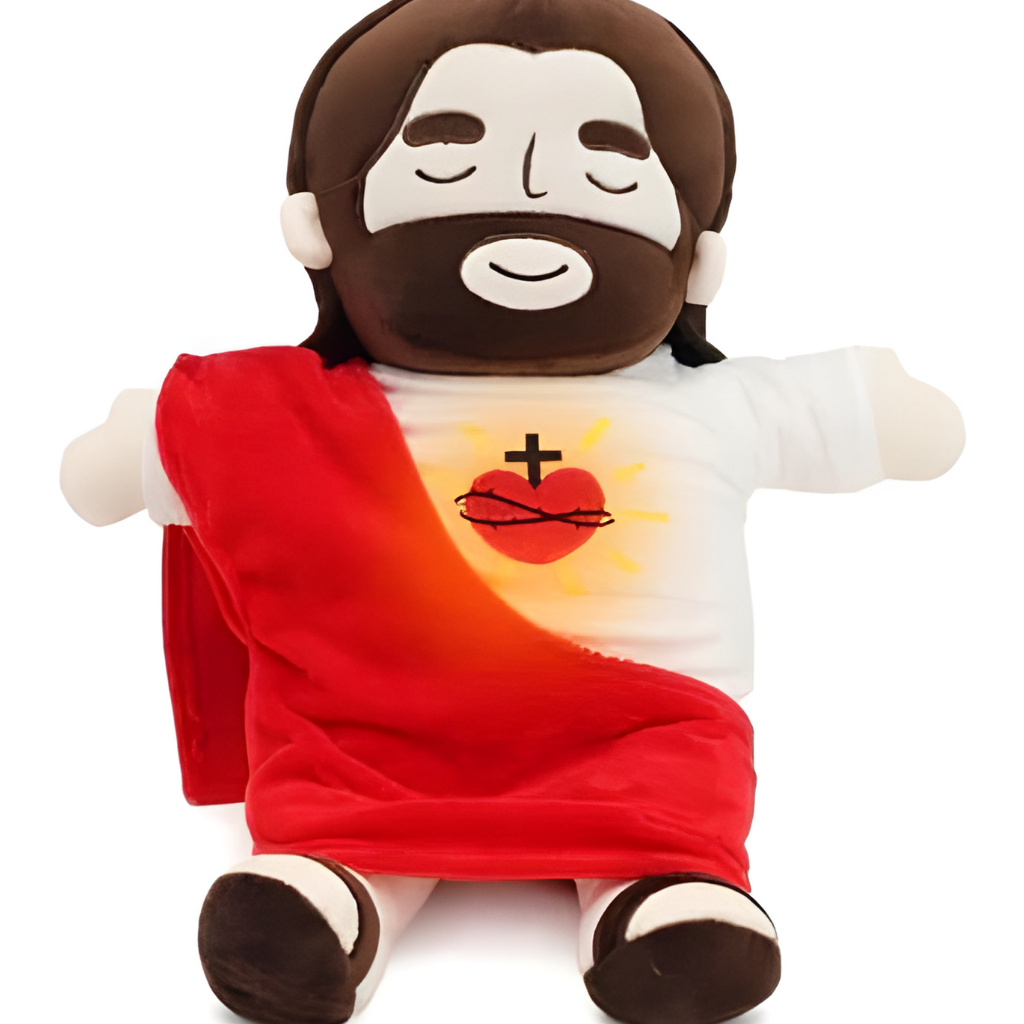 Christmas Plush Figure Breathing Sleep Aid Light