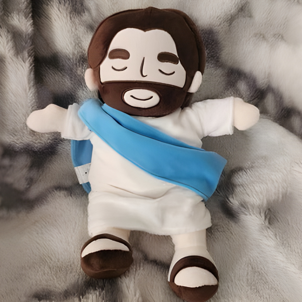 Christmas Plush Figure Breathing Sleep Aid Light