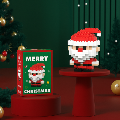 Christmas Toy Mini Building Blocks Set Decorative Figures