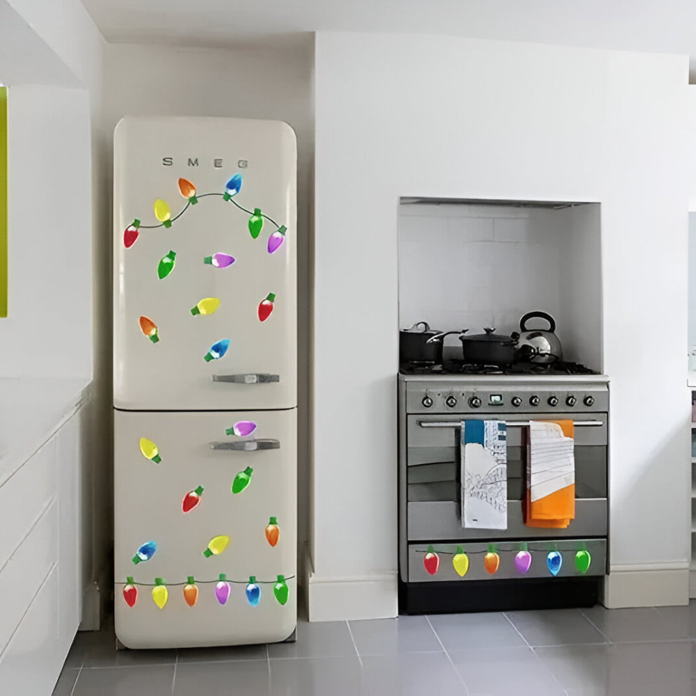 Weihnachts Deko Auto Magnetisch Reflektierende Lichter Set Außen