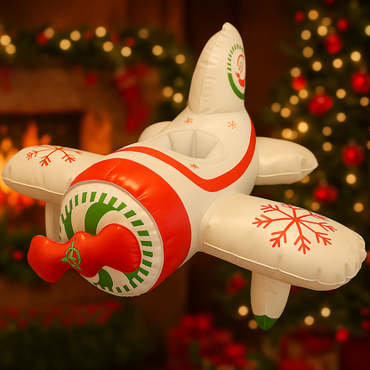 Weihnachtsdeko Aufblasbarer Elf Kit 24 Flugzeug Geschenkfigur