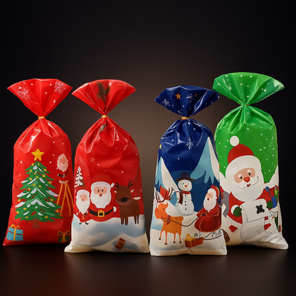 Christmas Gift Bags Funny Pattern Pouch Gifts