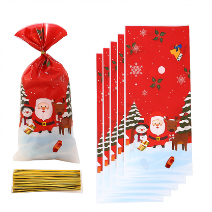 Christmas Gift Bags Funny Pattern Pouch Gifts