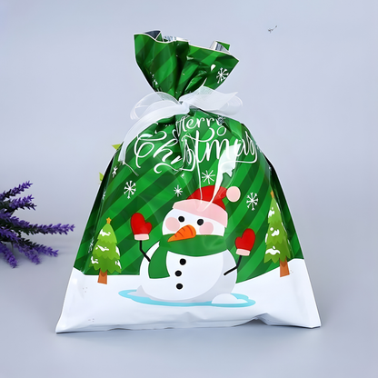 Weihnachts Geschenkbeutel Wiederverwendbar Aluminiumfolie Geschenktasche