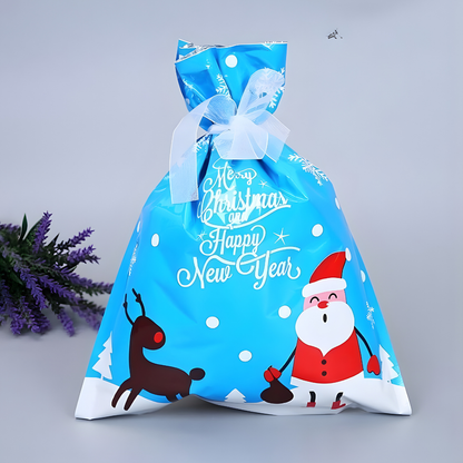 Weihnachts Geschenkbeutel Wiederverwendbar Aluminiumfolie Geschenktasche