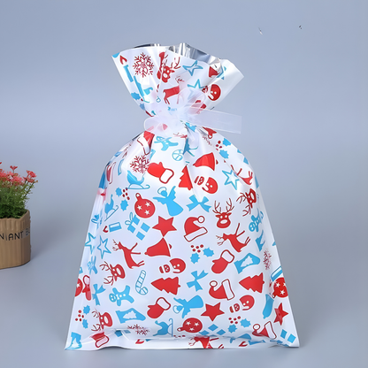 Weihnachts Geschenkbeutel Wiederverwendbar Aluminiumfolie Geschenktasche