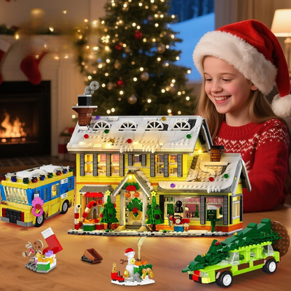 Weihnachts Haus Bausatz Licht Winter Dorf Spielzeug Geschenk