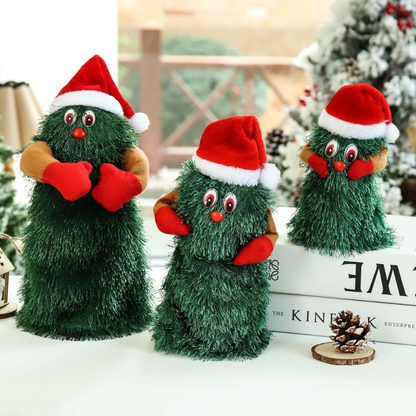 Weihnachts Spielzeug Tanzender Tannenbaum Plüschfigur Musikpuppe