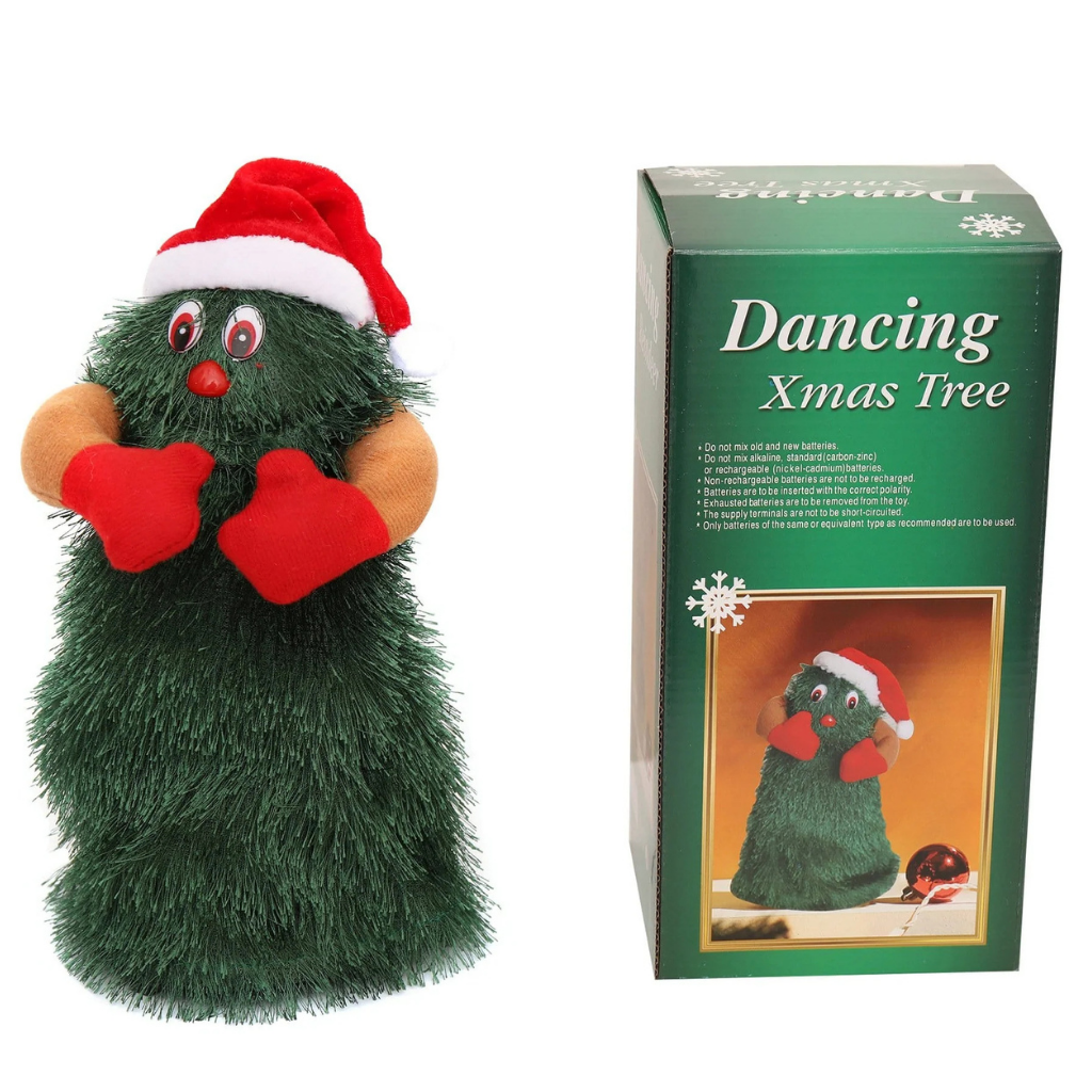 Weihnachts Spielzeug Tanzender Tannenbaum Plüschfigur Musikpuppe